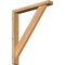 Ekena Millwork Traditional Block Smooth Bracket w/ Offset Brace, Western Red Cedar, 3 1/2"W x 24"D x 28"H BKT0402X24X28TRA05SWR - alternate 1